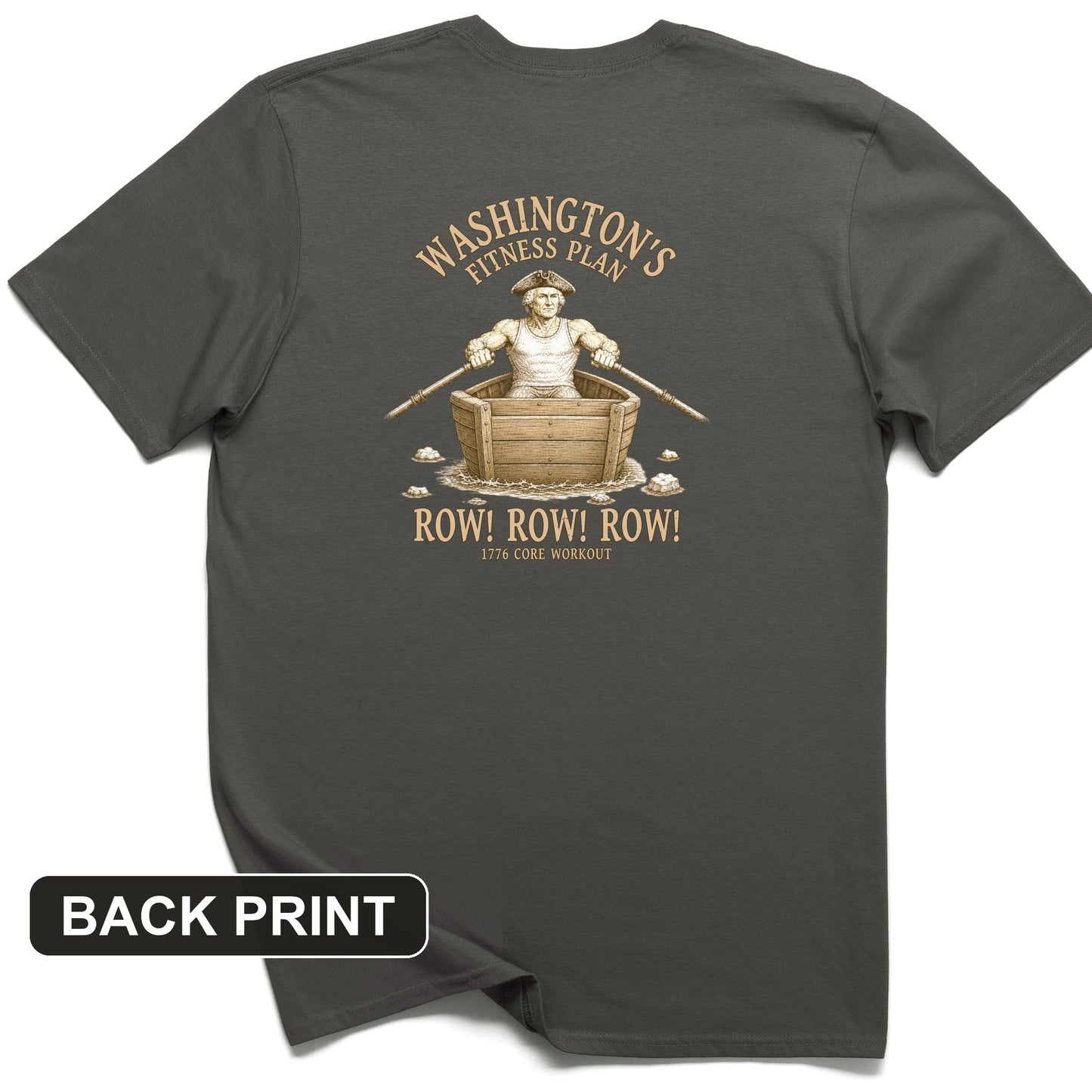 Washington Fitness Plan Back Print T-Shirt