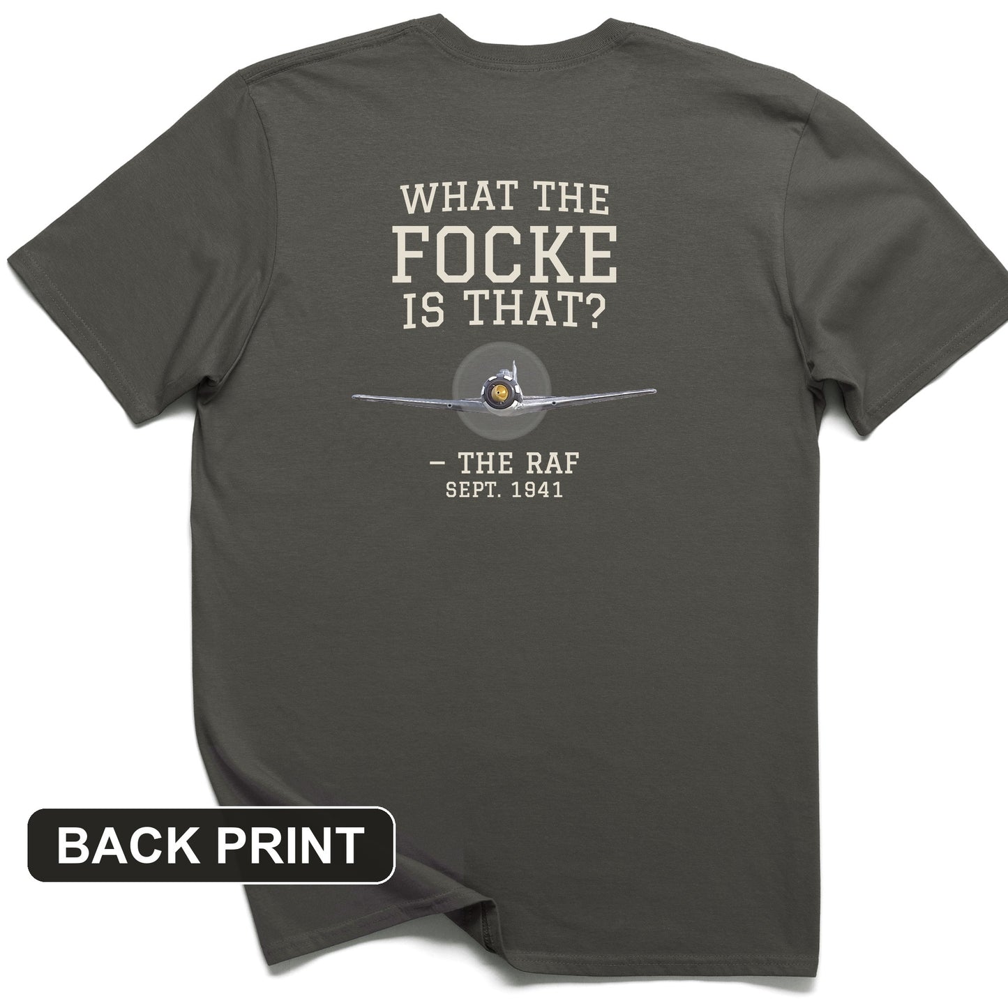 What The Focke Is That Back Print T-Shirt