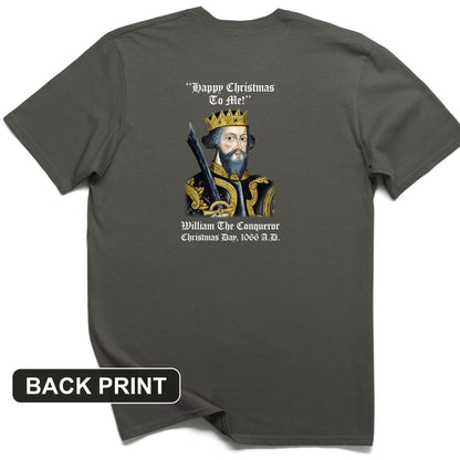William the Conqueror Crowned Back Print T-Shirt