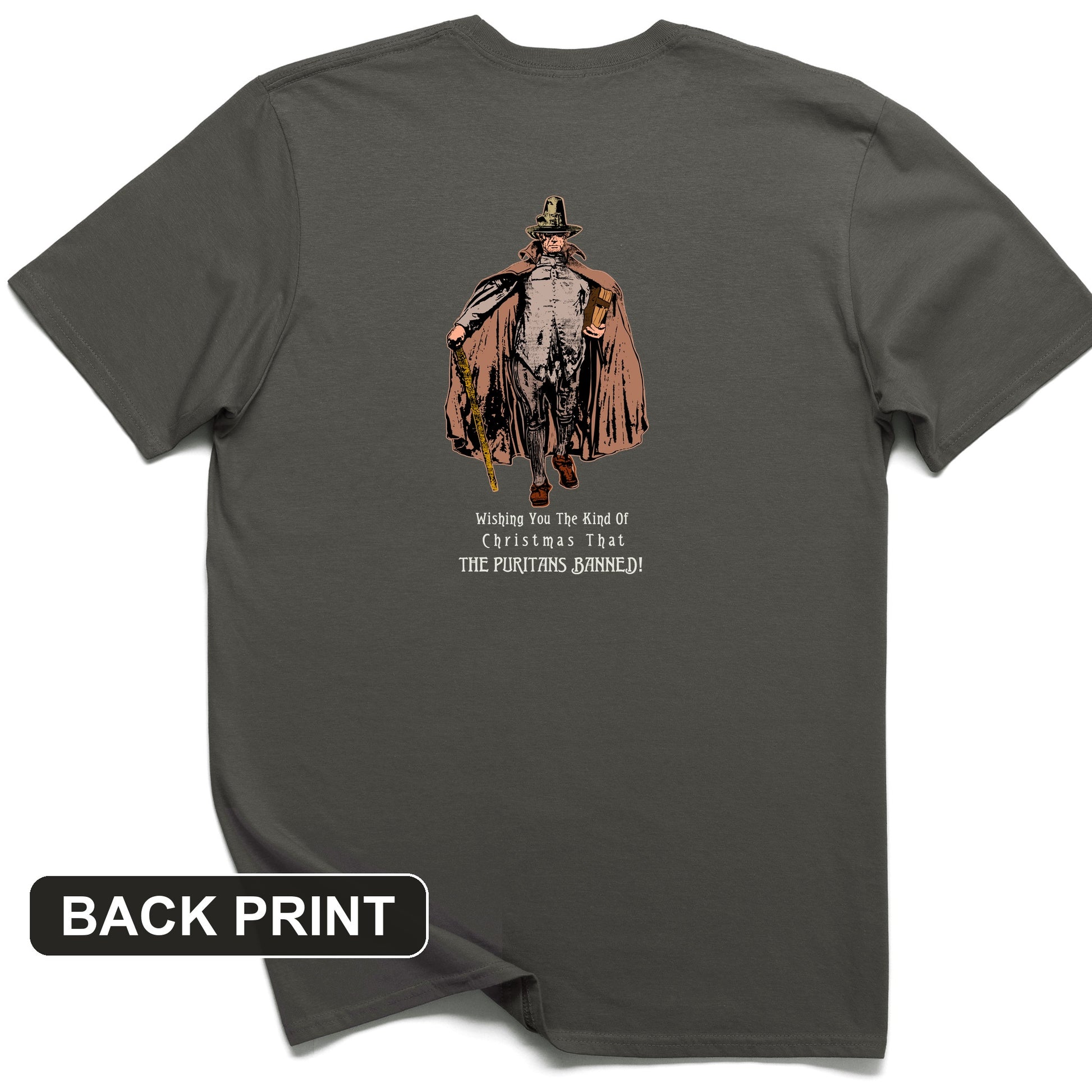 Wishing You The Christmas Back Print T-Shirt