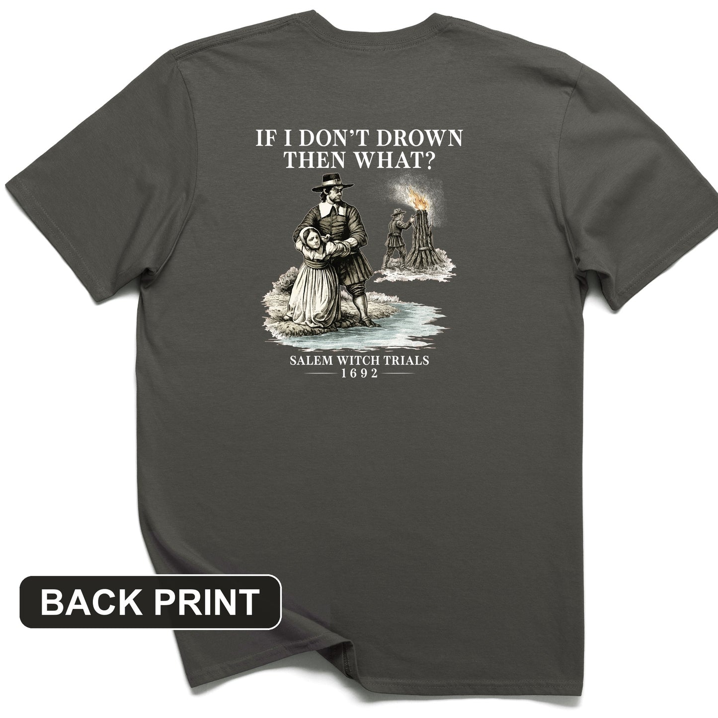 Witch Back Print T-Shirt