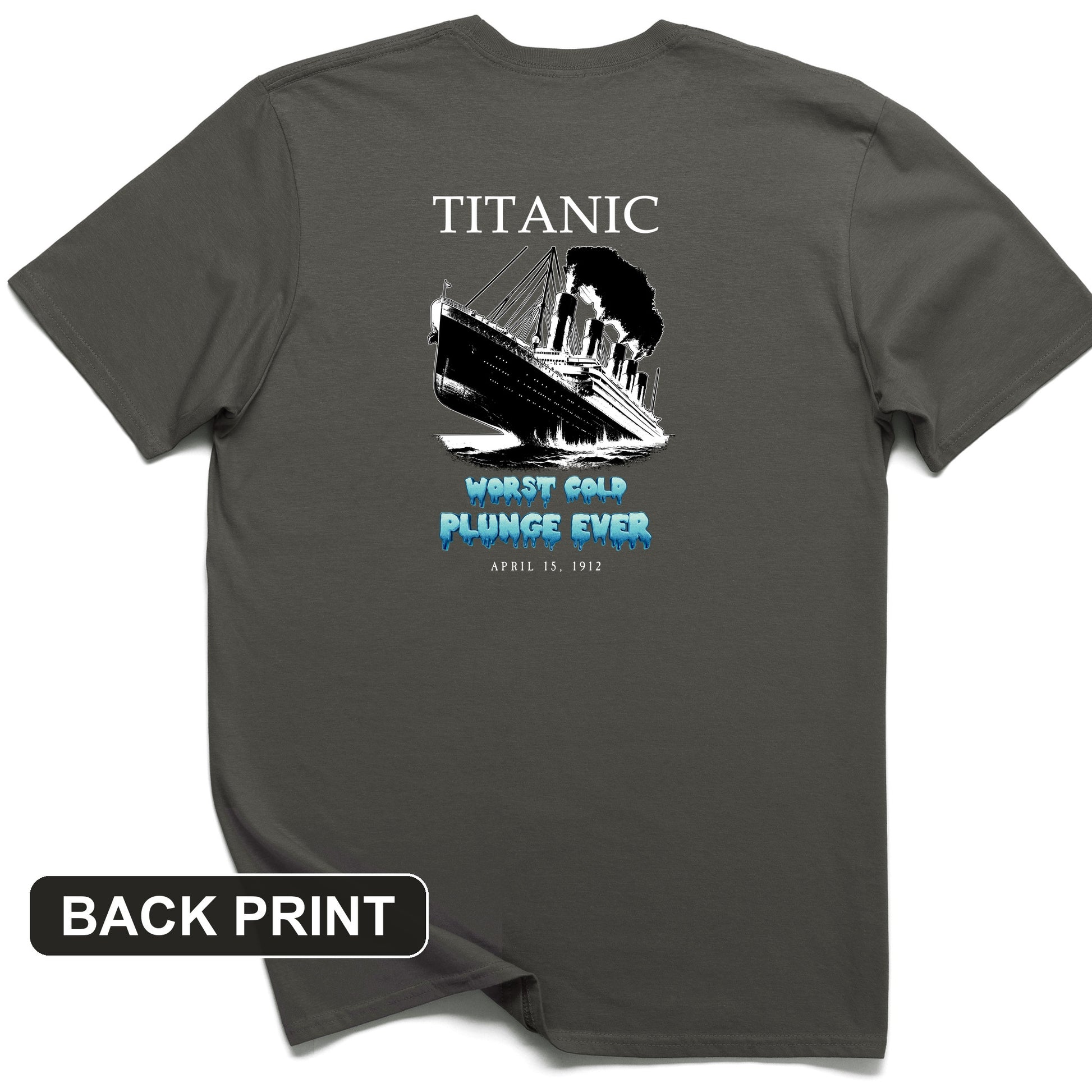 Worst Cold Plunge Ever Back Print T-Shirt