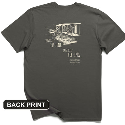 Wright Brothers Back Print T-Shirt