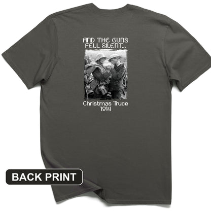 WWI Christmas Truce Back Print T-Shirt