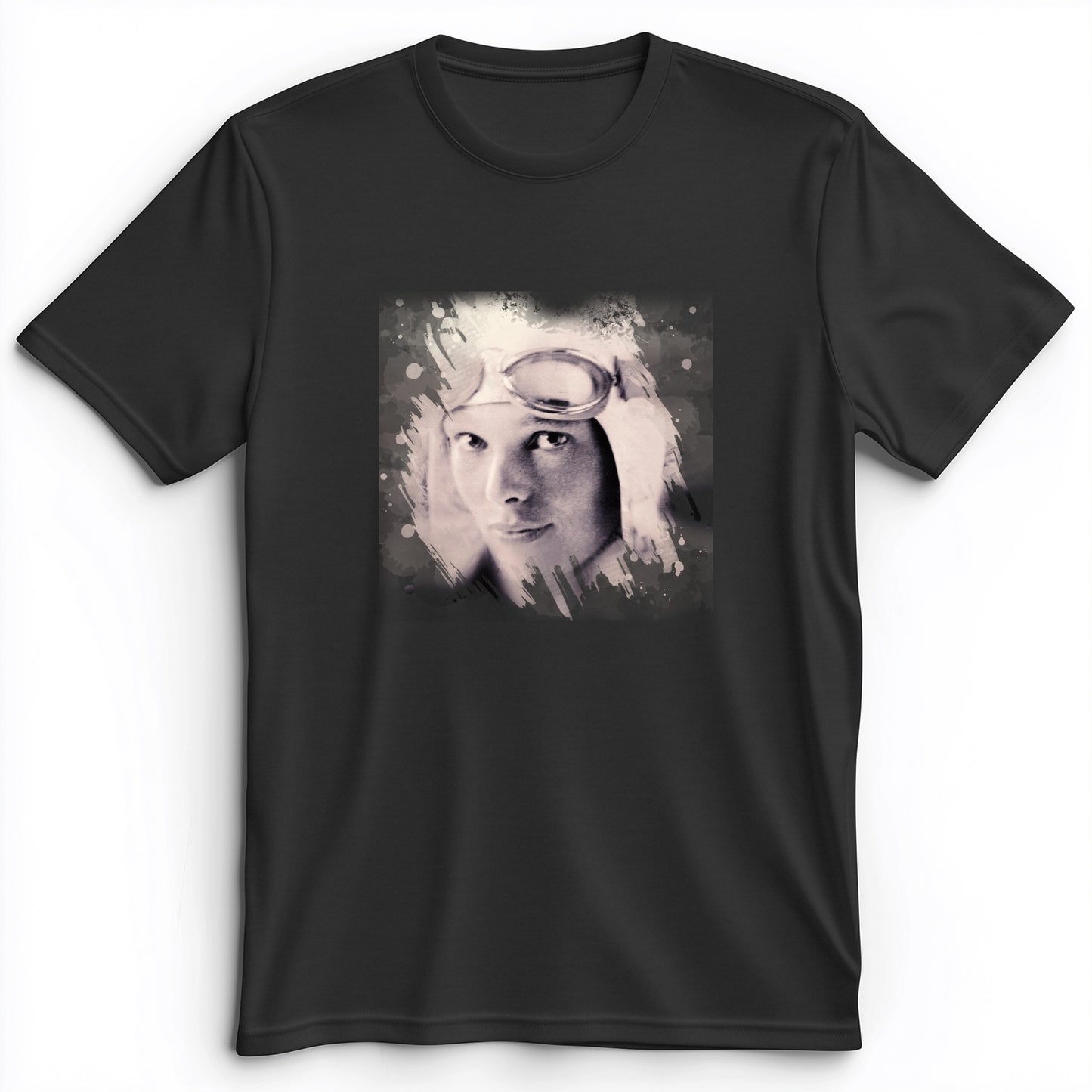 Amelia Earhart in Color Premium Tee