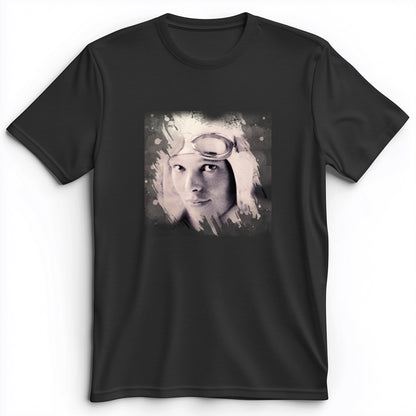 Amelia Earhart in Color Premium Tee