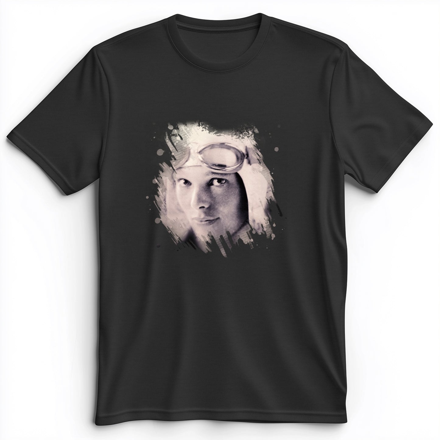 Amelia Earhart in Color Premium Tee