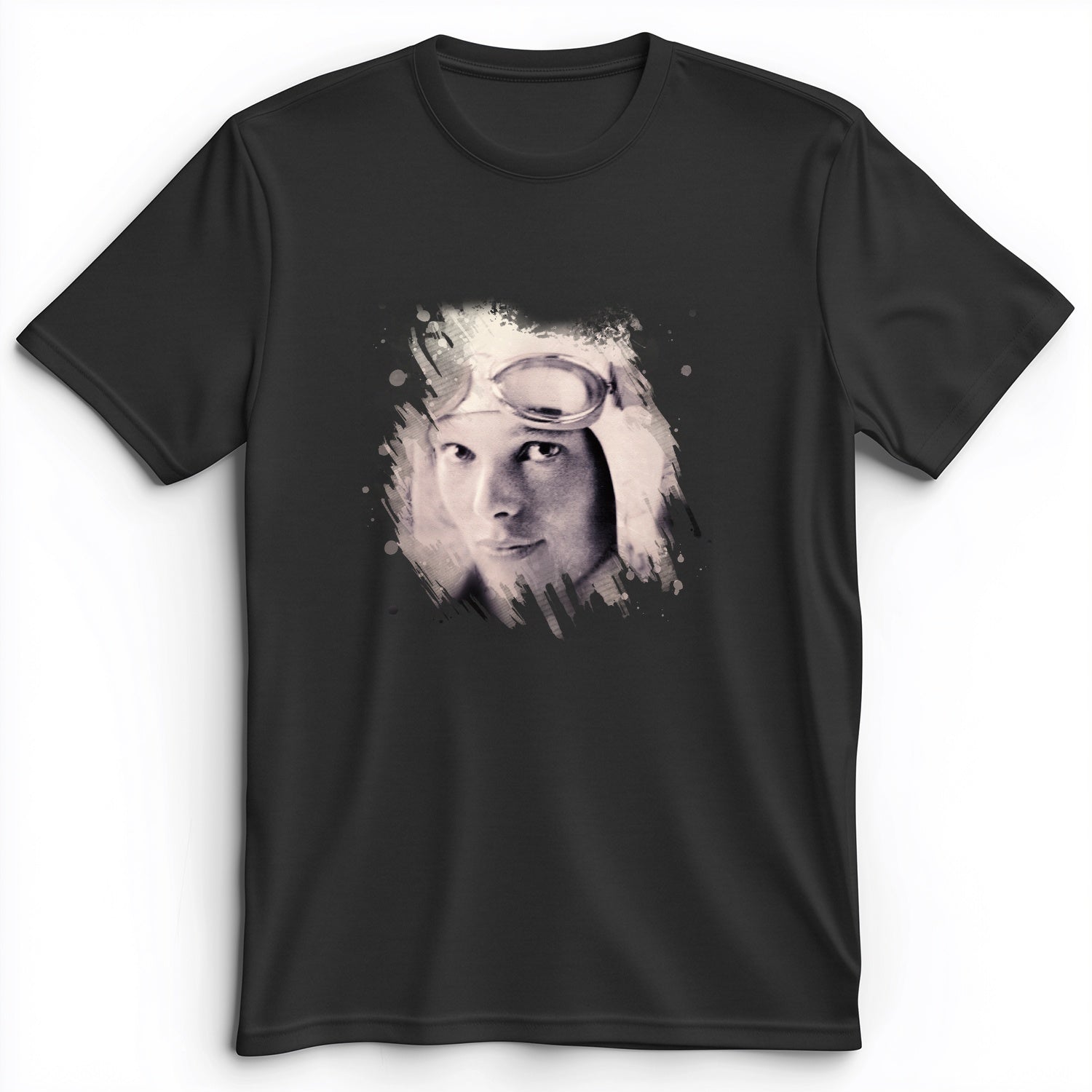 Amelia Earhart in Color Premium Tee