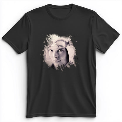 Amelia Earhart in Color Premium Tee