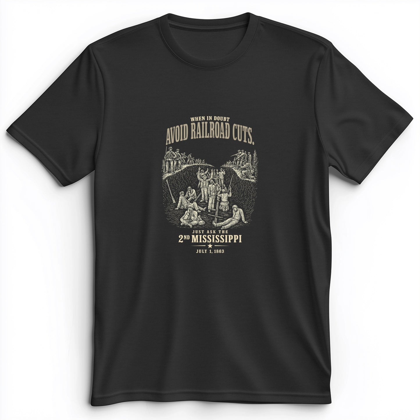 Avoid Railroad Cuts Premium Tee