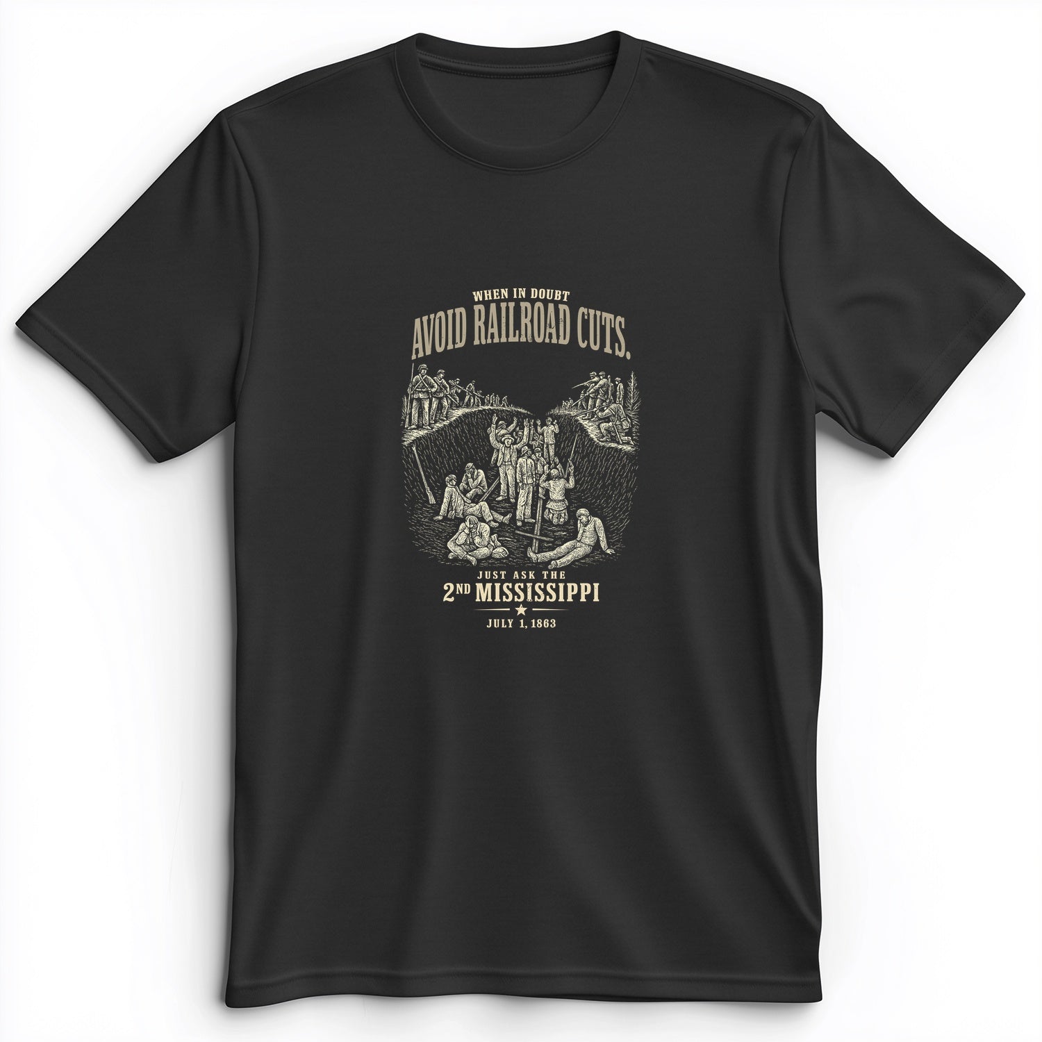 Avoid Railroad Cuts Premium Tee
