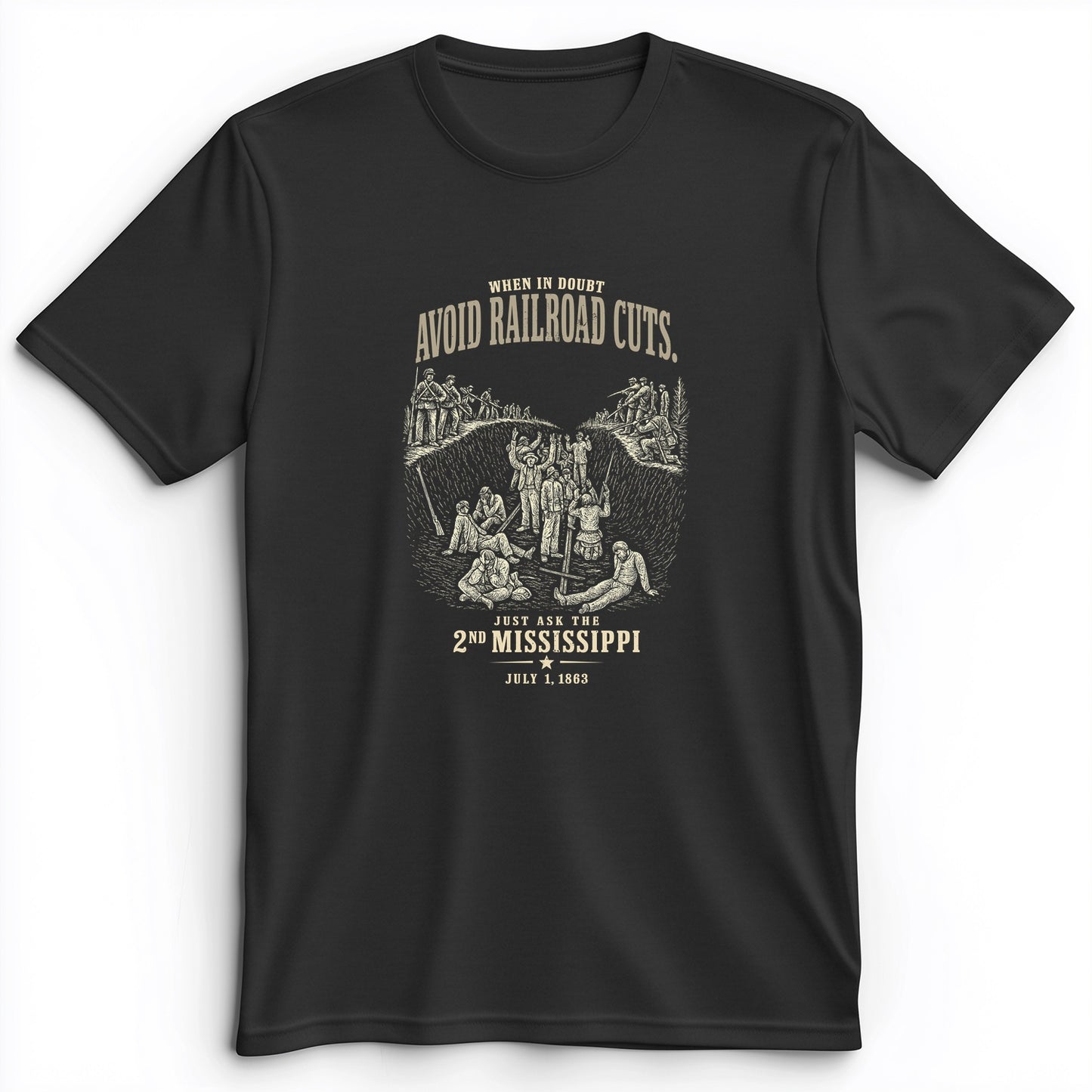 Avoid Railroad Cuts Premium Tee