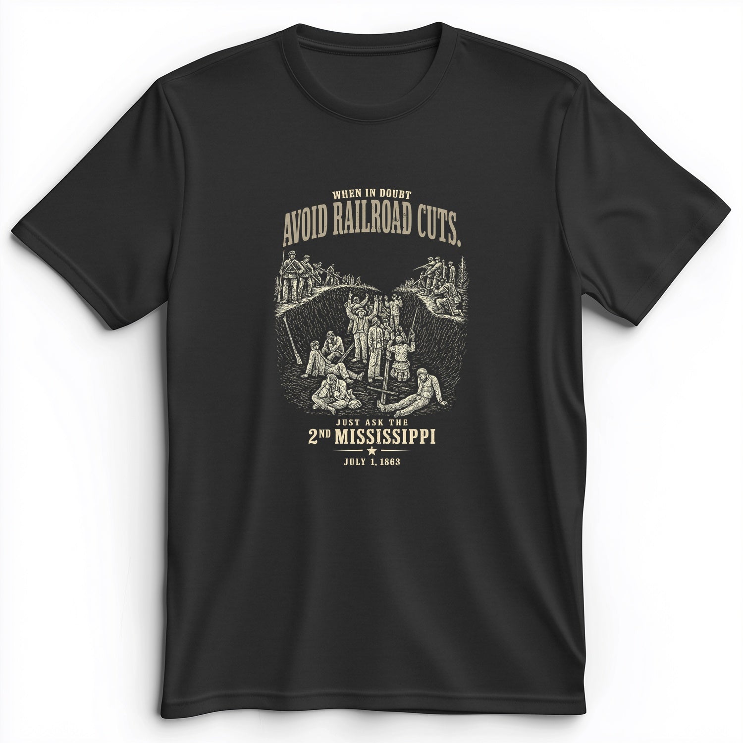 Avoid Railroad Cuts Premium Tee