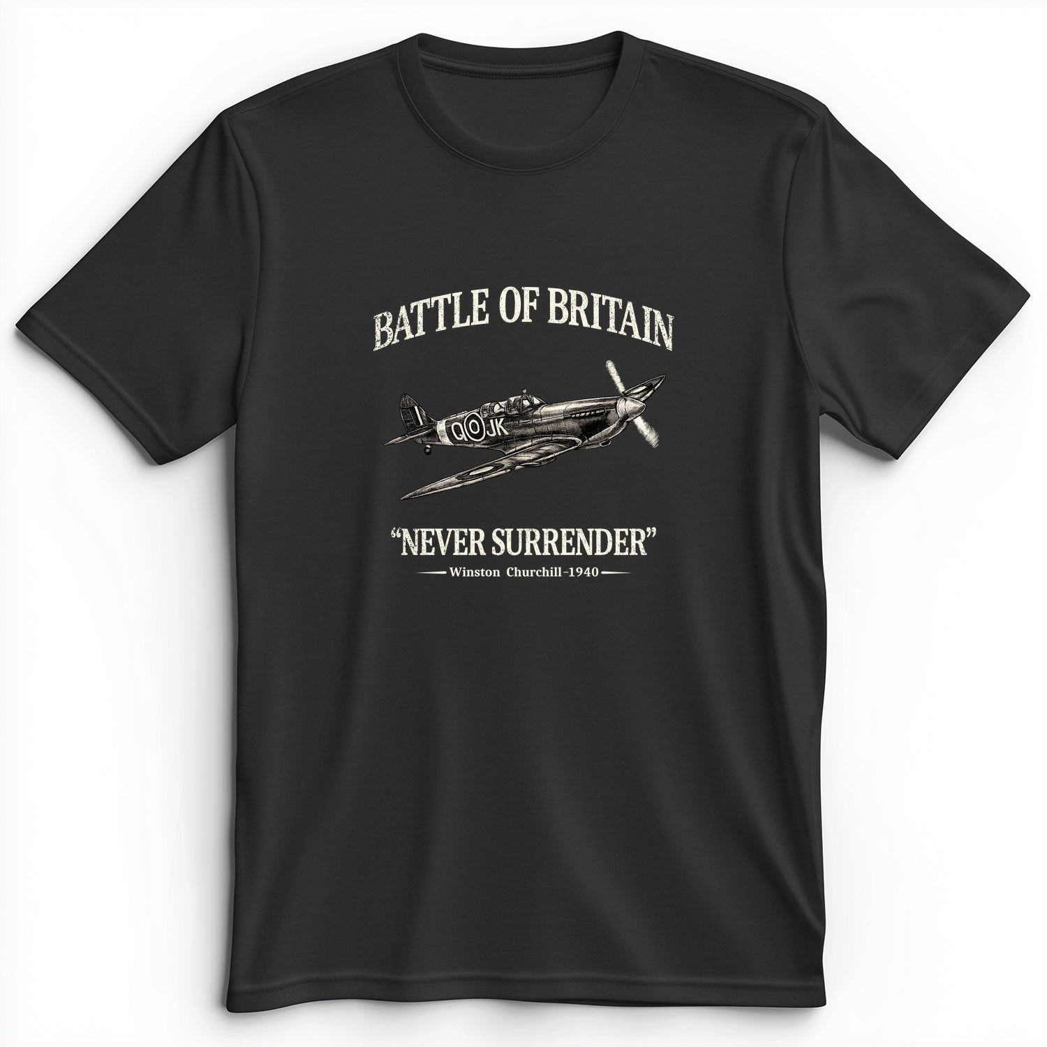 Battle of Britain Never Surrender Premium Tee