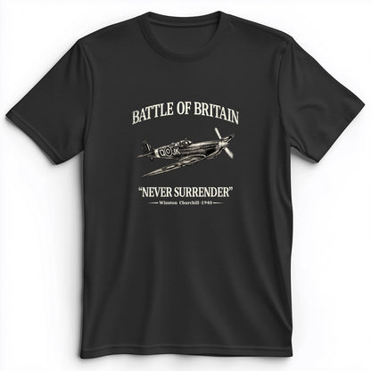 Battle of Britain Never Surrender Premium Tee