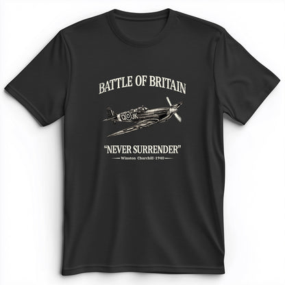 Battle of Britain Never Surrender Premium Tee