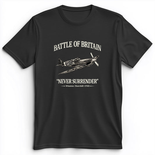 Battle of Britain Never Surrender Premium Tee