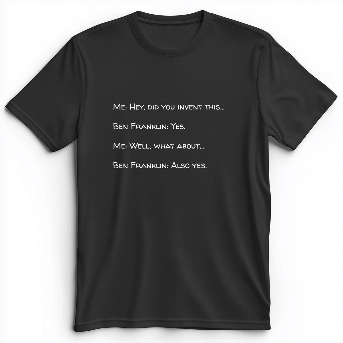 Ben Franklin Inventor Premium Tee