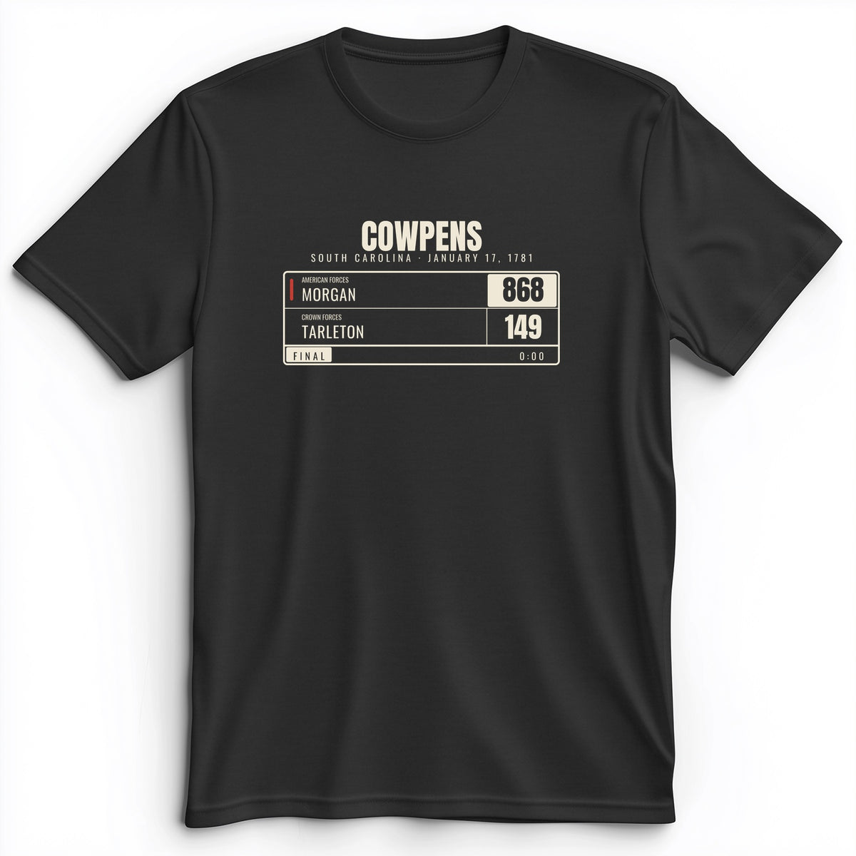 Cowpens Scoreboard Premium Tee