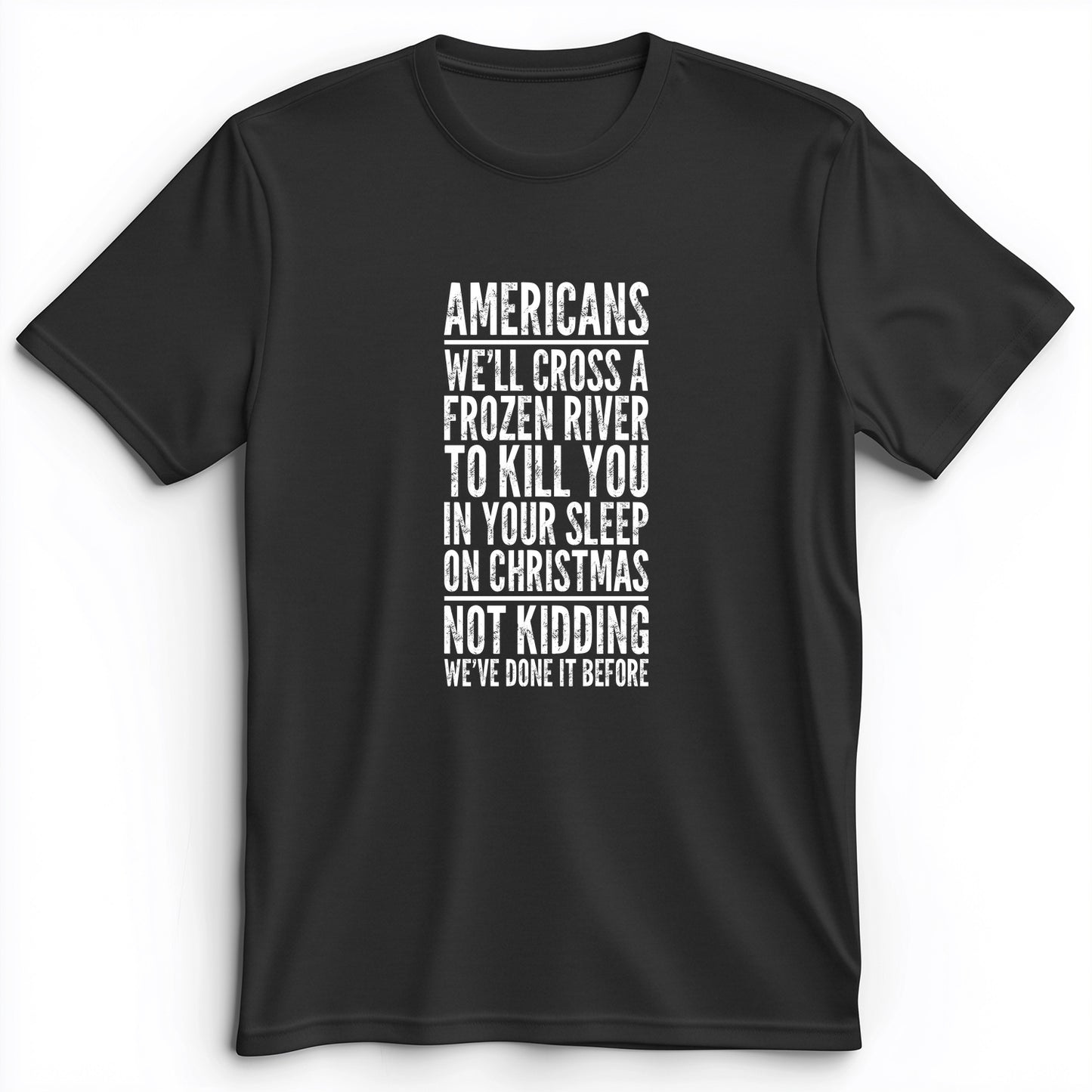 Cross A River On Xmas Premium Tee