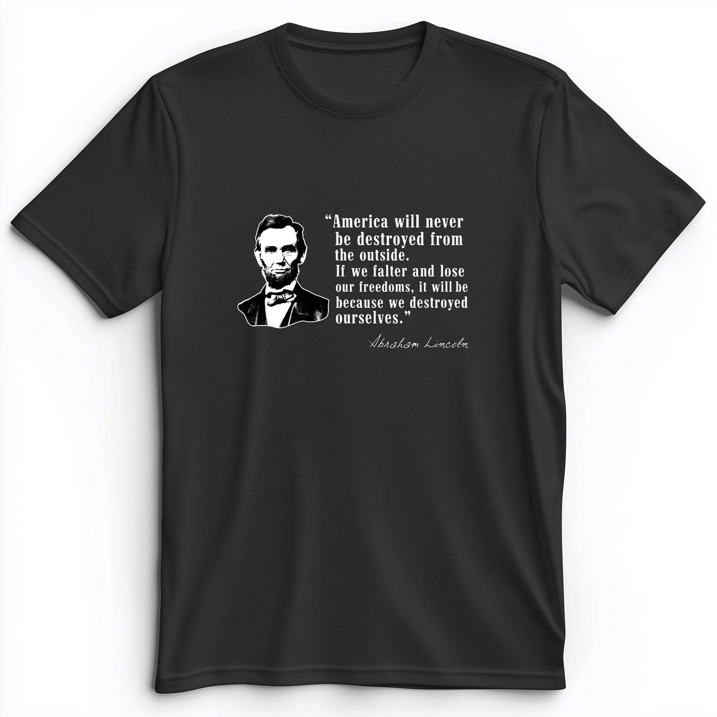 Destroyed Ourselves Lincoln Premium Tee