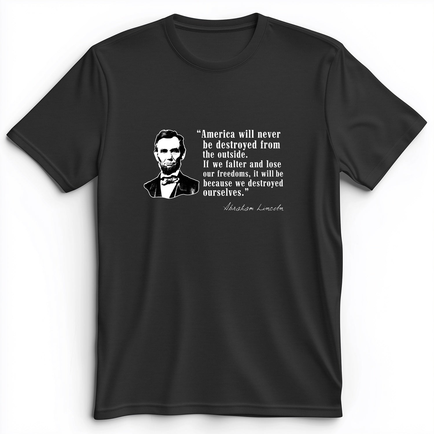 Destroyed Ourselves Lincoln Premium Tee