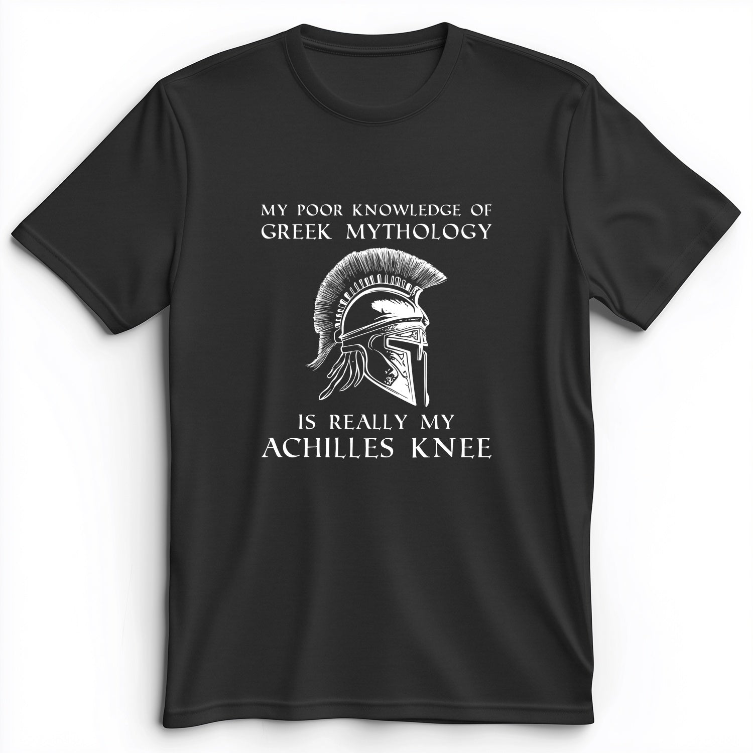 Greek Mythology Achilles Knee Premium Tee
