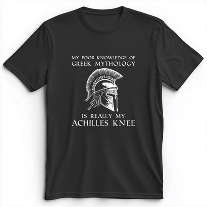 Greek Mythology Achilles Knee Premium Tee