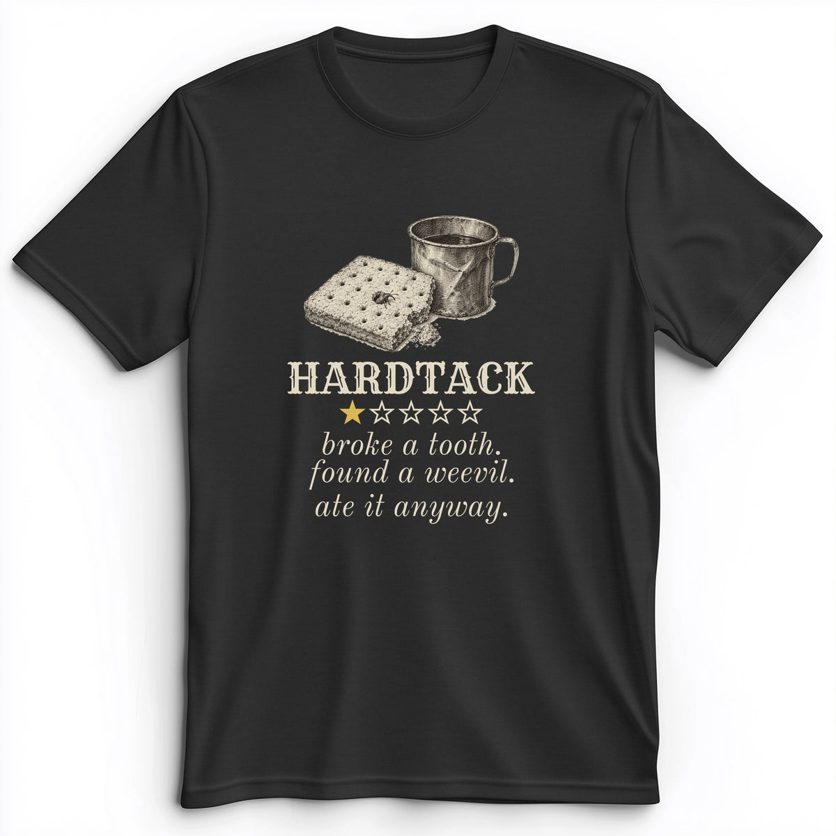 Hardtack One Star Review Premium Tee