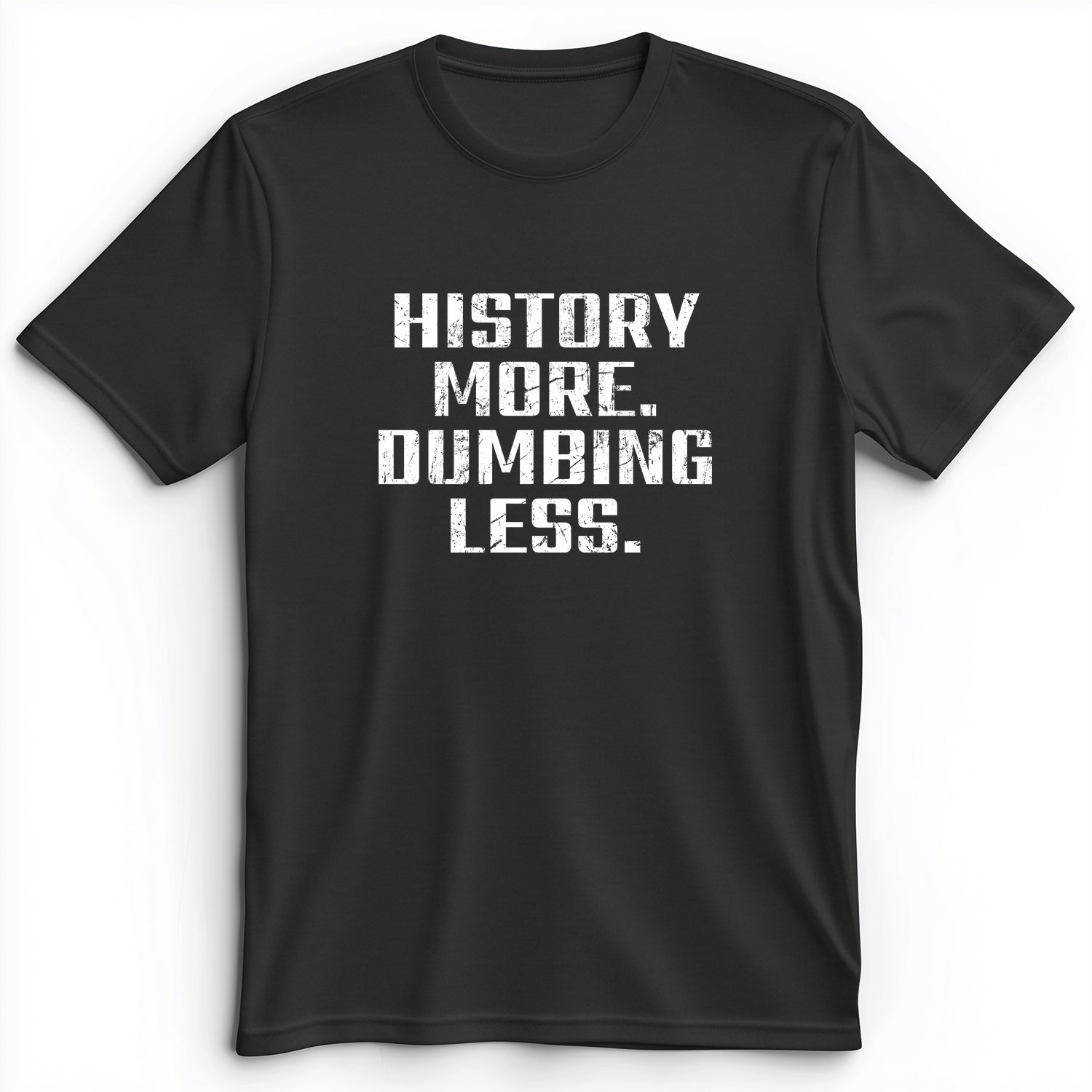History More Dumbing Less Premium Tee