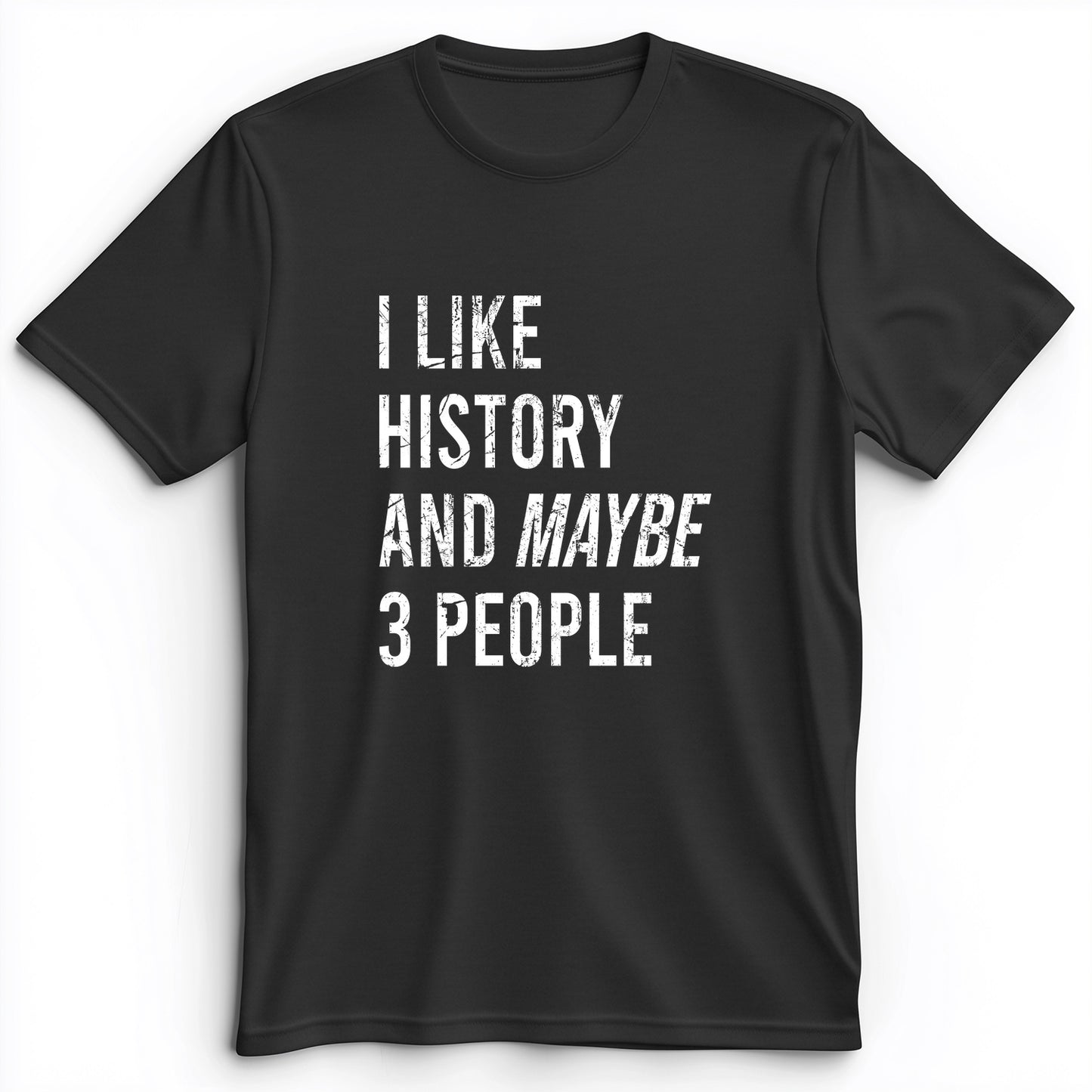 I Like History And Maybe 3 People Premium Tee
