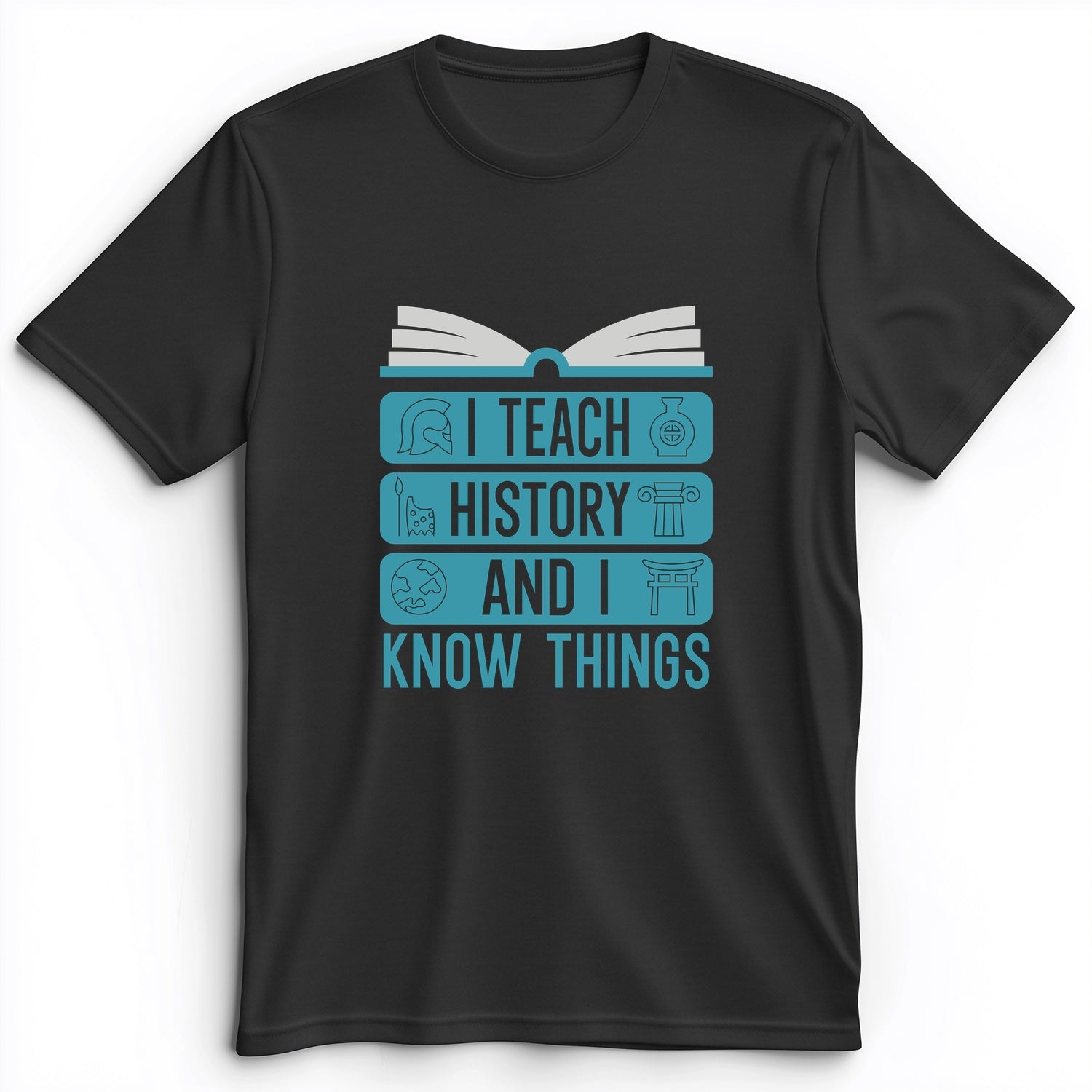 I Teach History And Know Things Premium Tee