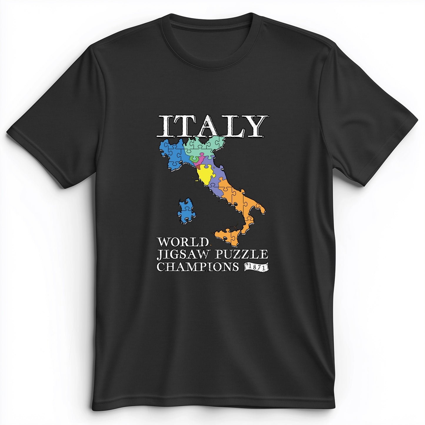 Italy Jigsaw Puzzle Premium Tee
