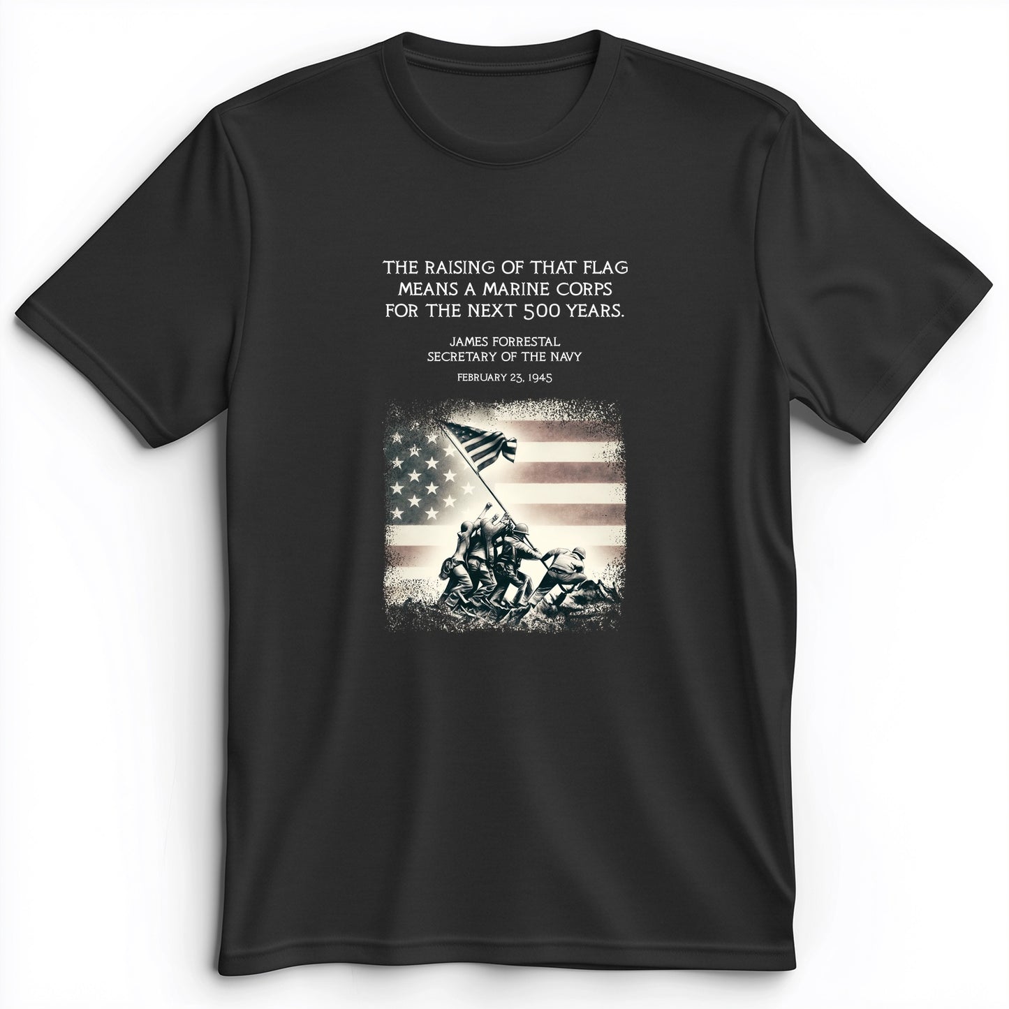 Iwo Jima Flag Premium Tee