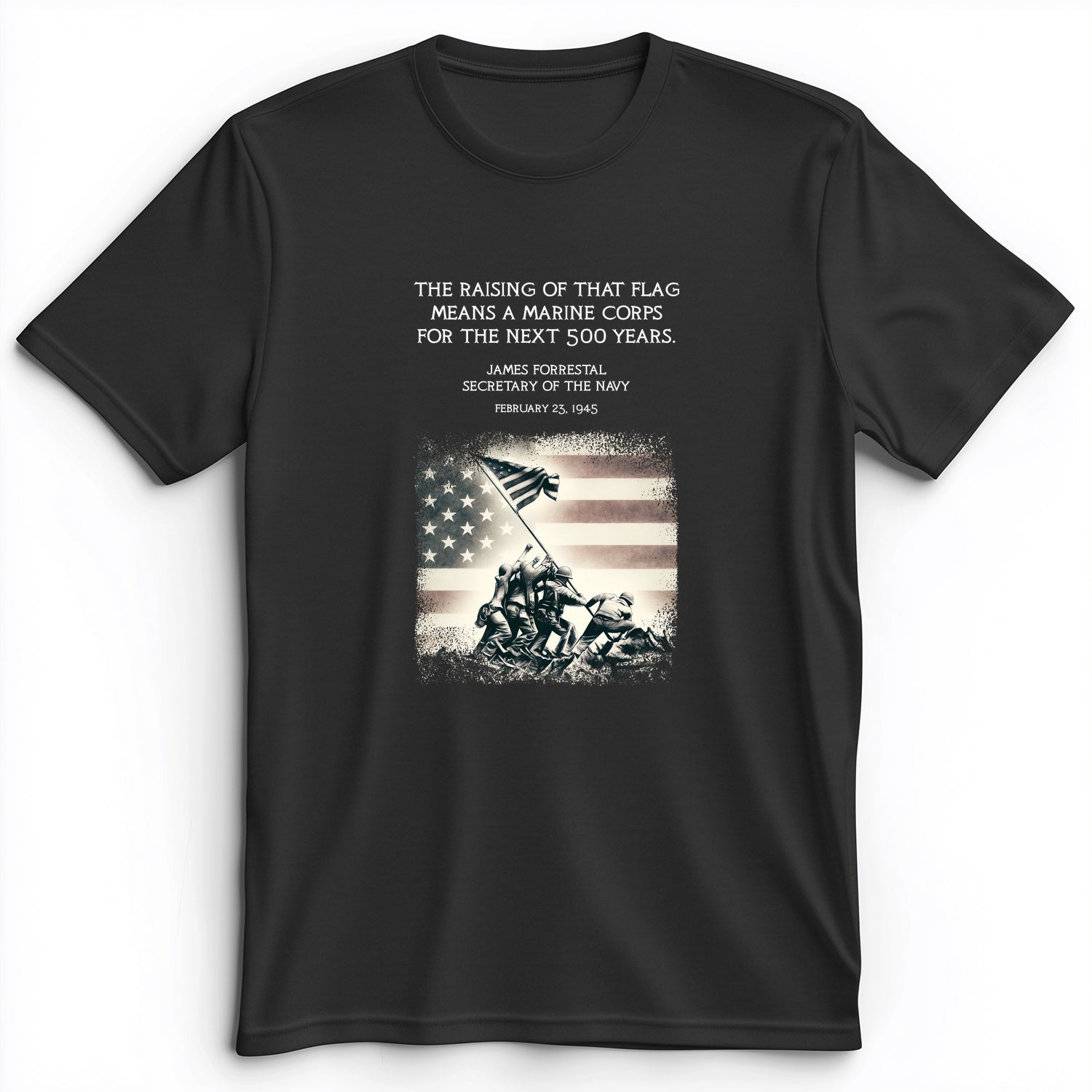 Iwo Jima Flag Premium Tee