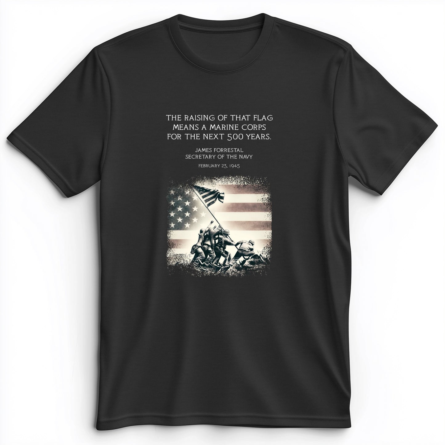 Iwo Jima Flag Premium Tee