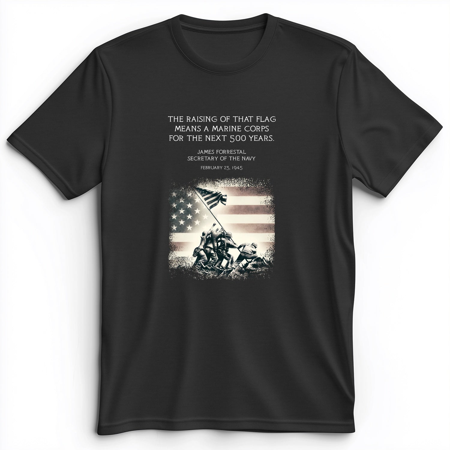 Iwo Jima Flag Premium Tee