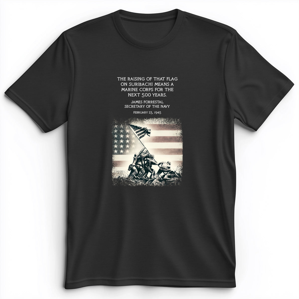 Iwo Jima Flag Premium Tee