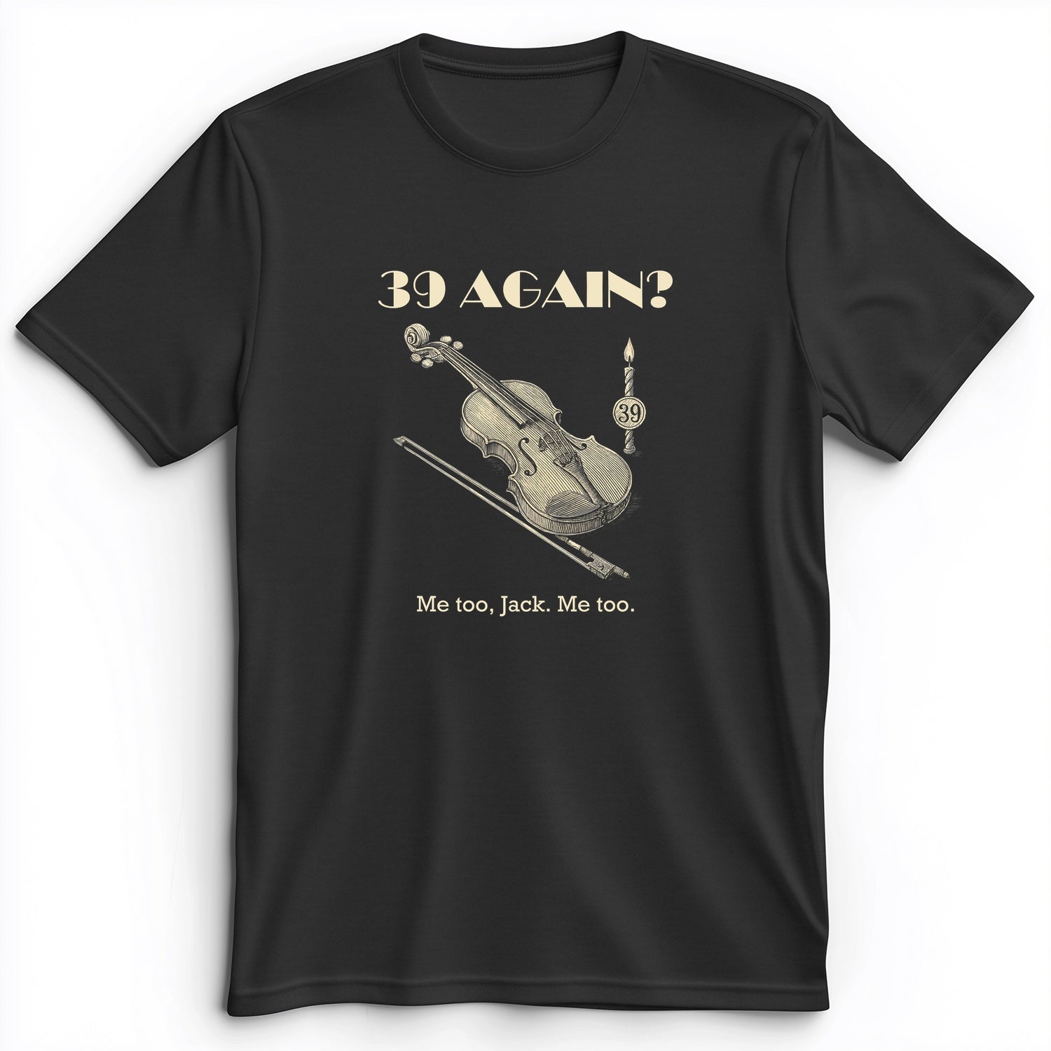Jack Benny 39 Again Premium Tee