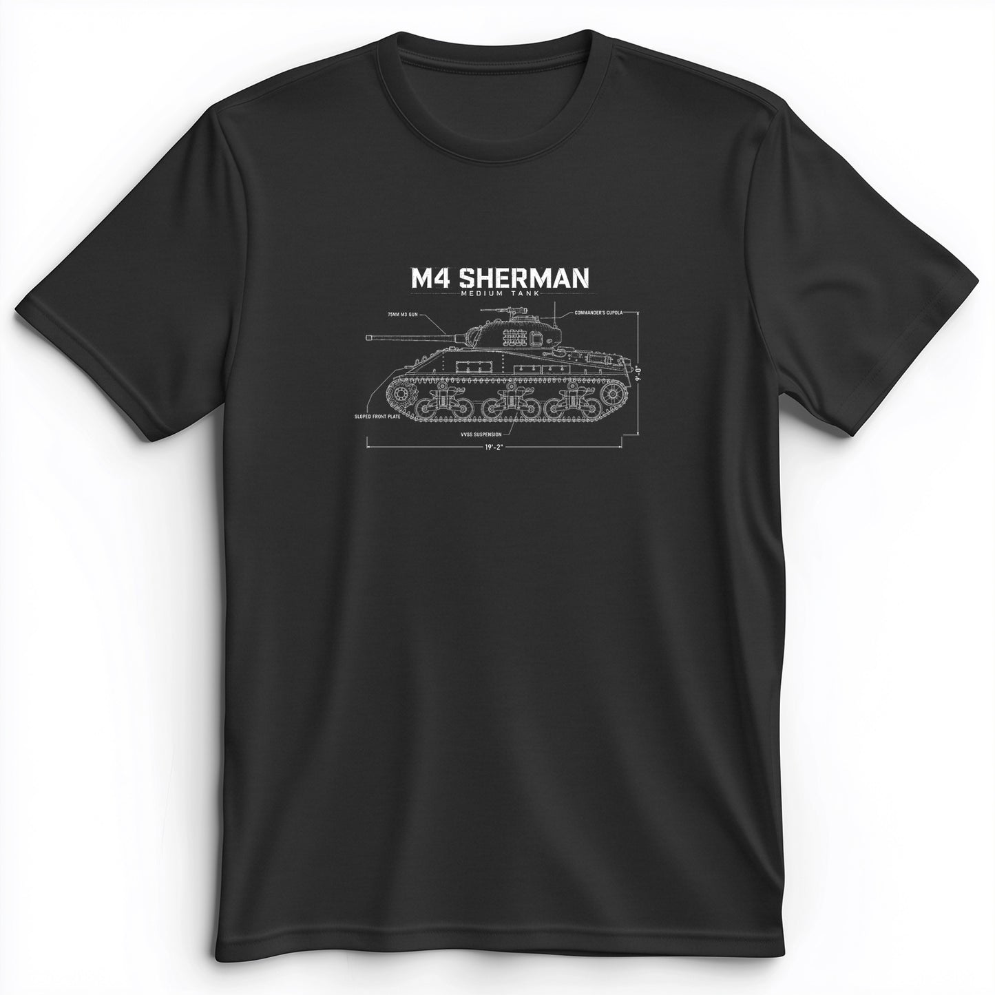M4 Sherman Blueprint Premium Tee