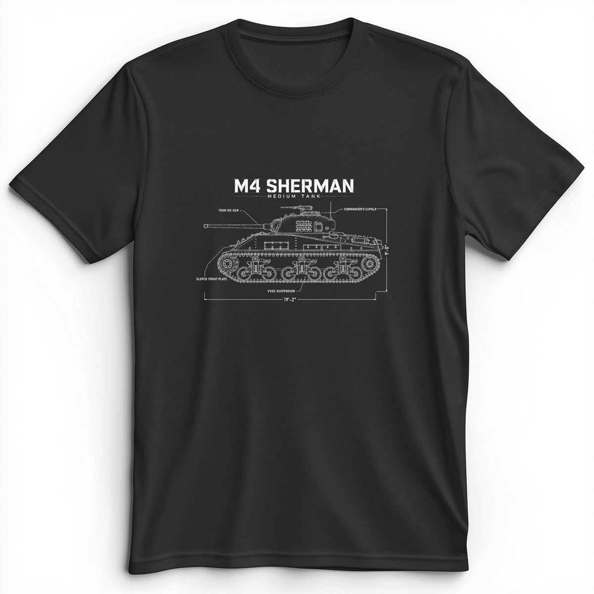 M4 Sherman Blueprint Premium Tee