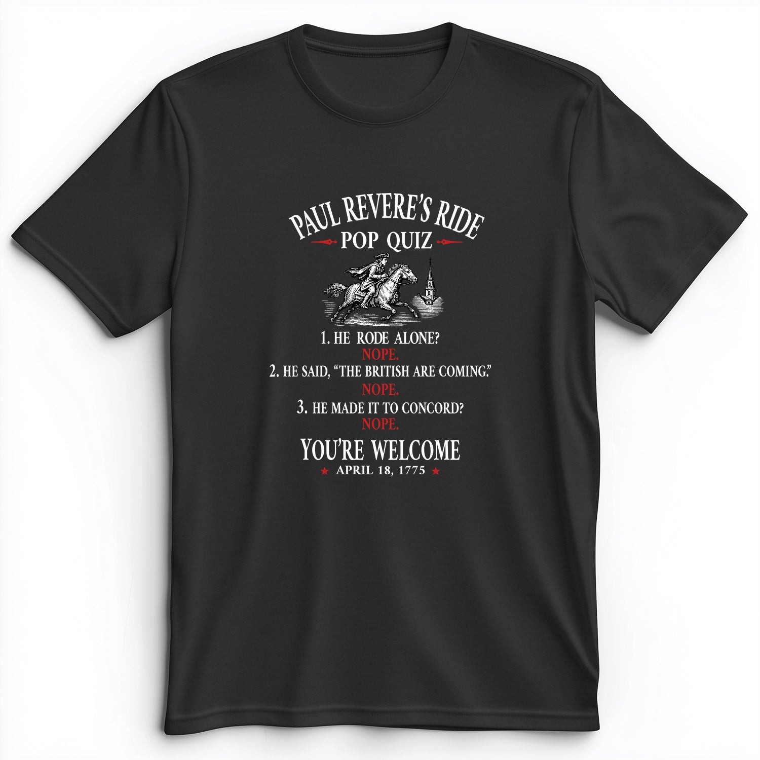 Paul Revere Quiz Premium Tee