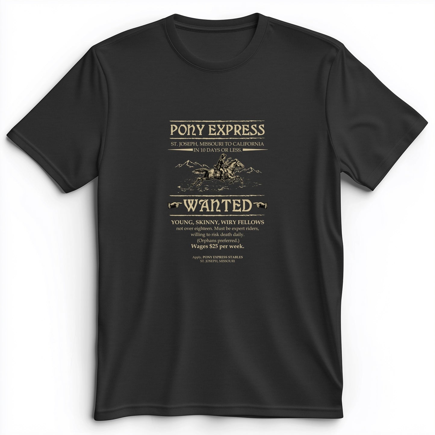 Pony Express Poster Premium Tee