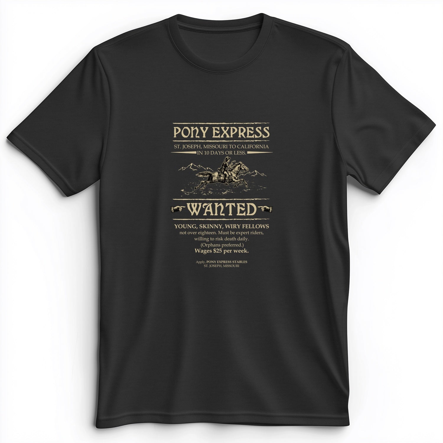 Pony Express Poster Premium Tee