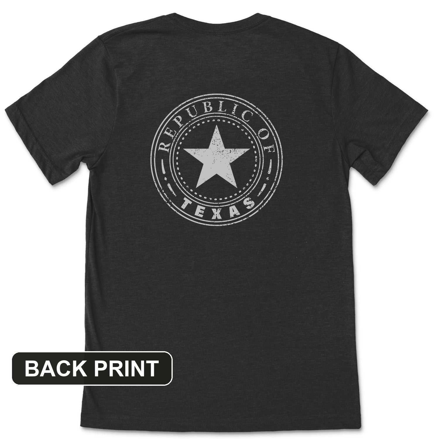Republic of Texas Back Print Premium Tee