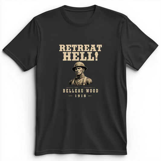 Retreat Hell Bust Premium Tee