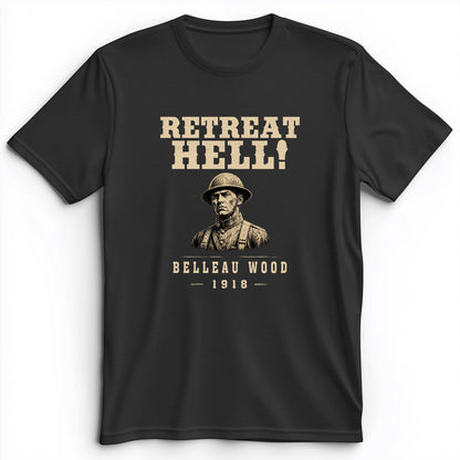 Retreat Hell Bust Premium Tee