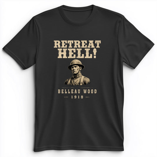 Retreat Hell Bust Premium Tee