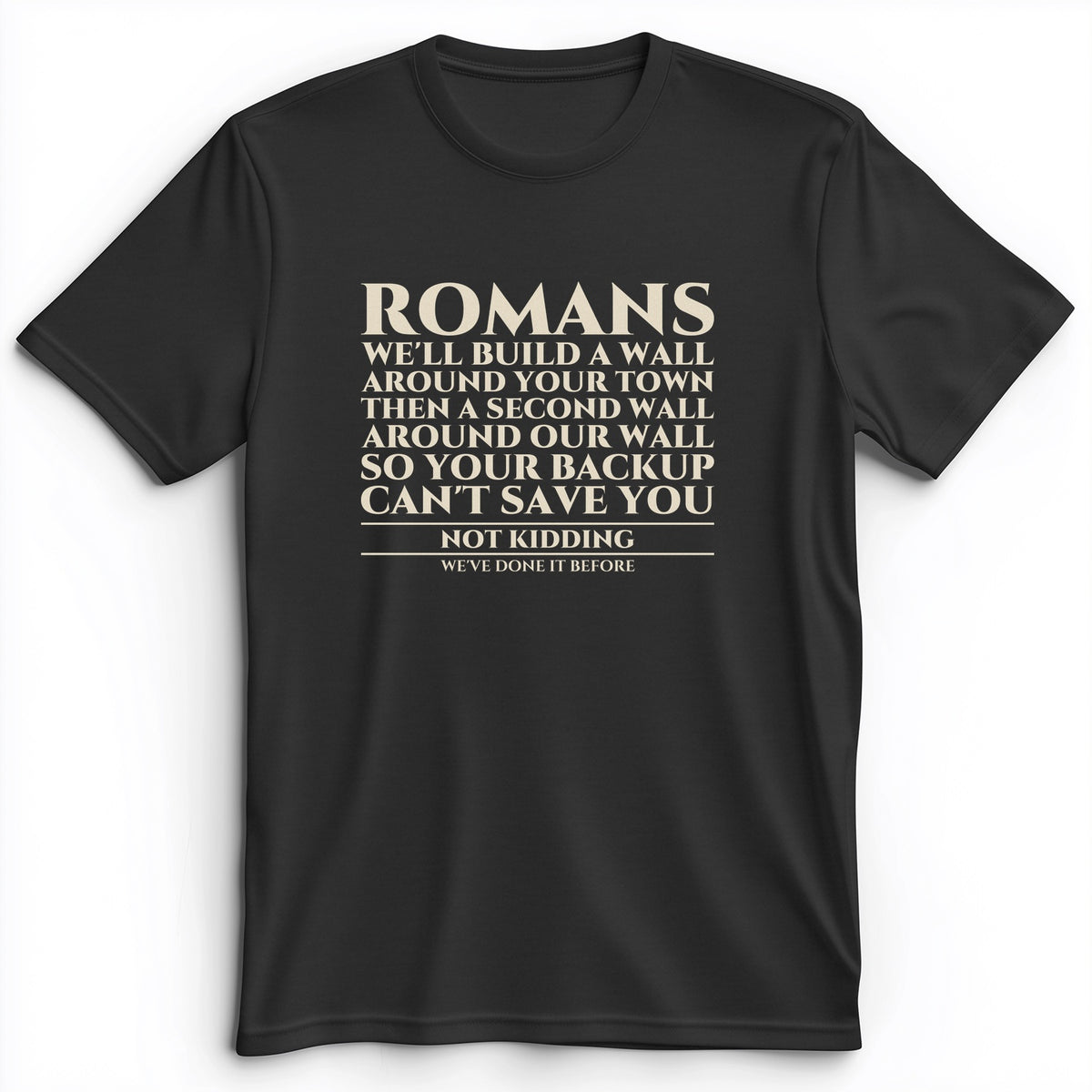 Romans Wall Around Your Wall Premium Tee