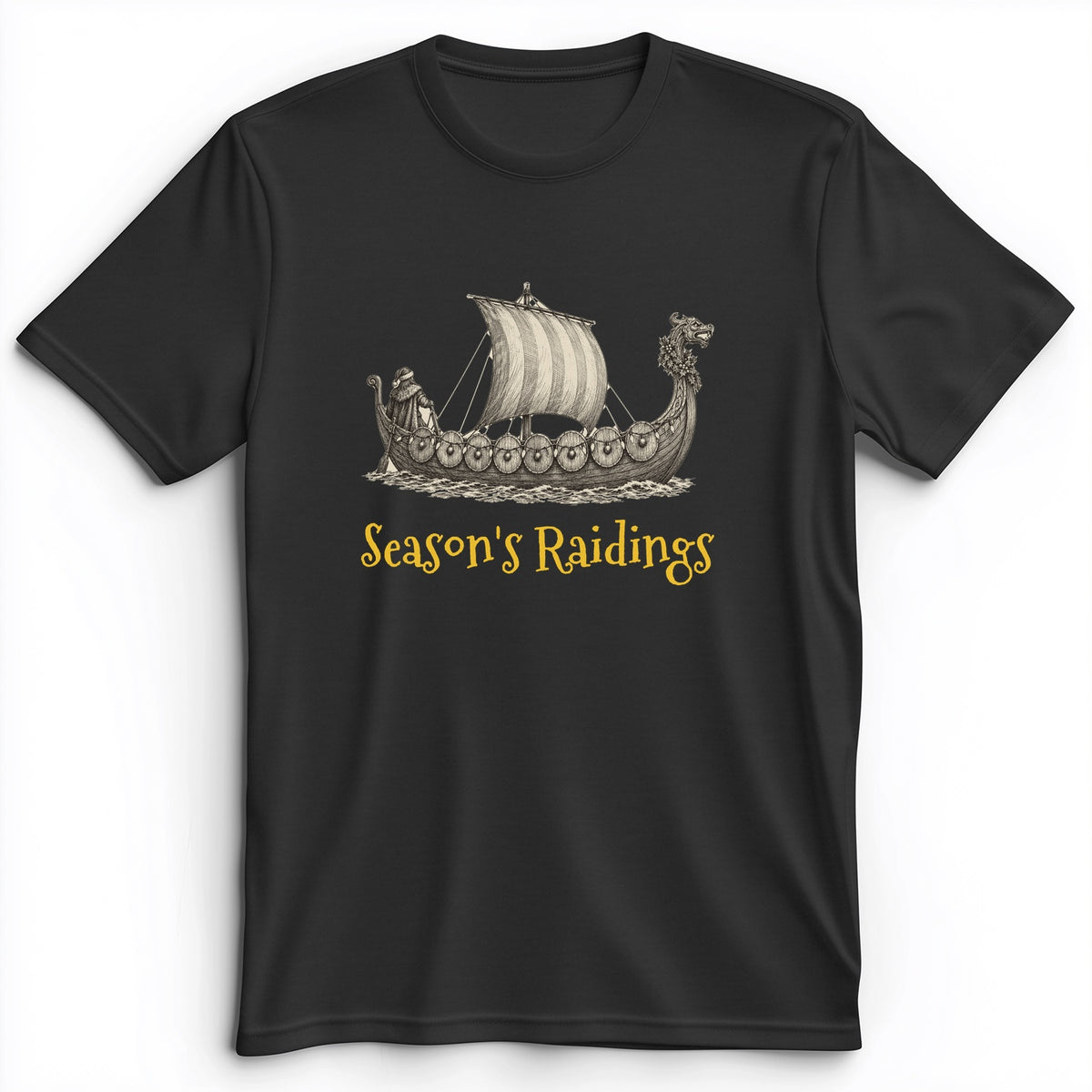 Seasons Raidings Viking Christmas Premium Tee